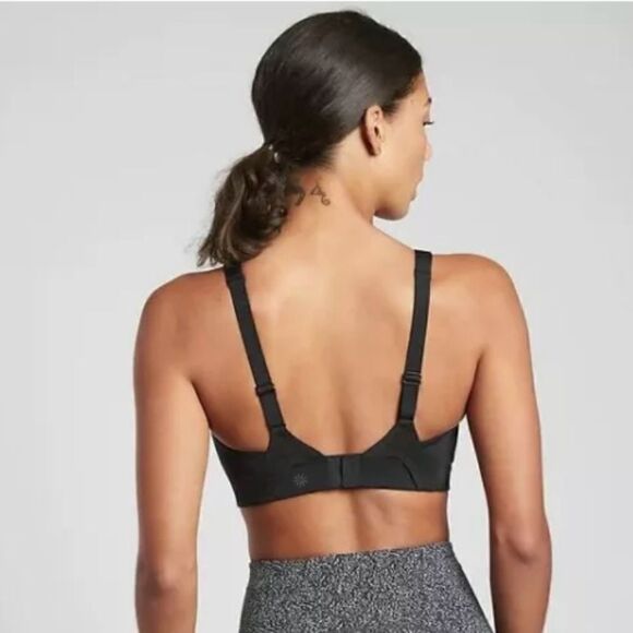 Athleta Women's Advance Sprint Bra Color Black Size 34D - Picture 2 of 9